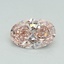 0.51 Ct. Fancy Intense Pink Oval Lab Grown Diamond