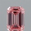 1.58 Ct. Fancy Vivid Pink Emerald Lab Grown Diamond