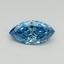 0.50 Ct. Fancy Vivid Blue Marquise Lab Grown Diamond