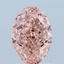 2.07 Ct. Fancy Vivid Pink Oval Lab Grown Diamond