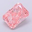 2.70 Ct. Fancy Vivid  Pink Radiant Lab Grown Diamond