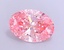 5.13 Ct. Fancy Vivid Pink Oval Lab Grown Diamond