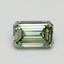 1.00 Ct. Fancy Intense Green Emerald Lab Grown Diamond