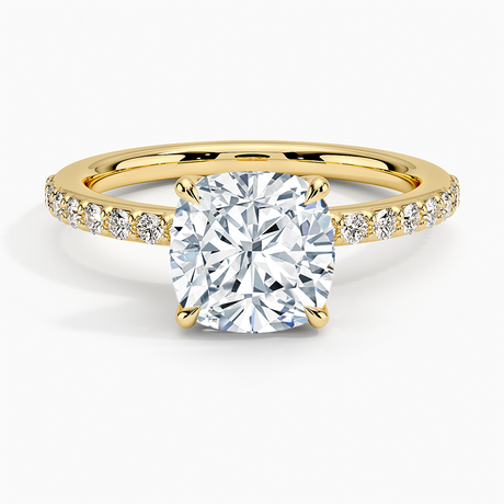 Diamond Accented Engagement Ring