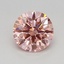 0.56 Ct. Fancy Vivid Pink Round Lab Grown Diamond