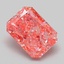 1.12 Ct. Fancy Vivid Pink Radiant Lab Grown Diamond