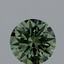 1.41 Ct. Fancy Vivid Green Round Lab Grown Diamond
