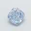 1.05 Ct. Fancy Intense  Blue Cushion Lab Grown Diamond