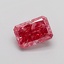 1.01 Ct. Fancy Vivid  Pink Radiant Lab Grown Diamond