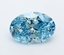 2.83 Ct. Fancy Vivid  Blue Oval Lab Grown Diamond