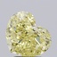 2.97 Ct. Fancy Intense Yellow Heart Lab Grown Diamond