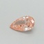 0.46 Ct. Fancy Vivid Pink Pear Lab Grown Diamond