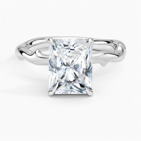 Rose and Thorn Solitaire Ring
