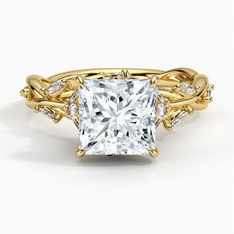 Luxe Winding Vine Engagement Ring