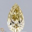 0.54 Ct. Fancy Intense  Yellow Pear Lab Grown Diamond