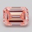 1.01 Ct. Fancy Vivid  Pink Emerald Lab Grown Diamond