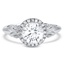 Custom Antique-Inspired Halo Engagement Ring