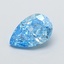 1.37 Ct. Fancy Vivid  Blue Pear Lab Grown Diamond