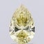 1.13 Ct. Fancy Intense Yellow Pear Lab Grown Diamond