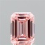 1.52 Ct. Fancy Vivid Pink Emerald Lab Grown Diamond