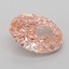 1.09 Ct. Fancy Vivid Pink Oval Lab Grown Diamond
