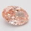 3.09 Ct. Fancy Vivid Pink Oval Lab Grown Diamond