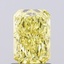 1.06 Ct. Fancy Vivid  Yellow Radiant Lab Grown Diamond
