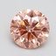 3.00 Ct. Fancy Intense Pink Round Lab Grown Diamond