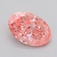 1.60 Ct. Fancy Pink Oval Lab Grown Diamond