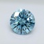 2.54 Ct. Fancy Vivid Blue Round Lab Grown Diamond