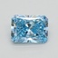 0.96 Ct. Fancy Vivid Blue Radiant Lab Grown Diamond