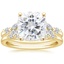 18KY Moissanite Verbena Diamond Bridal Set (1/4 ct. tw.), smalltop view