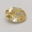 0.71 Ct. Fancy Intense Yellow Oval Lab Grown Diamond