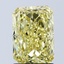 2.02 Ct. Fancy Vivid Yellow Radiant Lab Grown Diamond