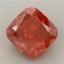 7.50 Ct. Fancy Vivid Red Cushion Lab Grown Diamond