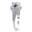 The Tomo Ring, smalltop view on a hand