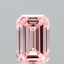 2.01 Ct. Fancy Vivid Pink Emerald Lab Grown Diamond