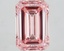 1.45 Ct. Fancy Vivid Pink Emerald Lab Grown Diamond