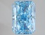 3.06 Ct. Fancy Vivid Blue Radiant Lab Grown Diamond