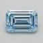 1.98 Ct. Fancy Intense  Blue Emerald Lab Grown Diamond