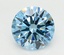 3.0 Ct. Fancy Vivid  Blue Round Lab Grown Diamond