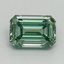 1.50 Ct. Fancy Vivid Green Emerald Lab Grown Diamond