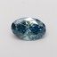 1.01 Ct. Fancy Blue Oval Lab Grown Diamond