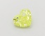 0.98 Ct. Fancy Vivid  Yellow Heart Lab Grown Diamond