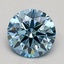 1.07 Ct. Fancy Intense Blue Round Lab Grown Diamond