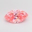 1.09 Ct. Fancy Vivid Pink Marquise Lab Grown Diamond