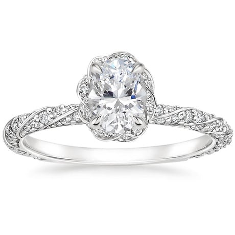 18K White Gold Nova Diamond Bridal Set (3/4 ct. tw.)