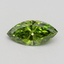 1.00 Ct. Fancy Vivid Green Marquise Lab Grown Diamond