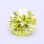 1.09 Ct. Fancy Intense  Yellow Round Lab Grown Diamond