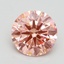 2.51 Ct. Fancy Intense Pink Round Lab Grown Diamond